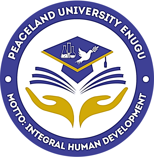 Peaceland University logo